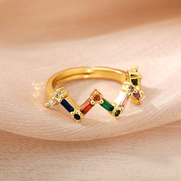 Rose Gold Color Love Ring for Women Men Couple - Image 4