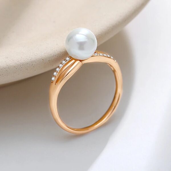 Huitan Minimalist Engagement Wedding Rings for Women - Image 3