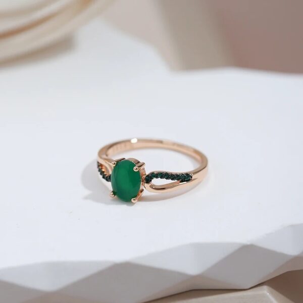 Gold Plated Heart Rings for Women - Image 4