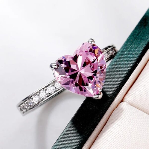 Heart Four Leaf Clover Rings for Women - Image 4
