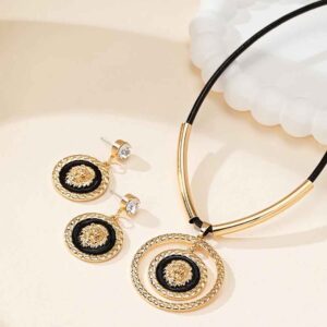 Luxury Lion Head Jewelry Set for Women