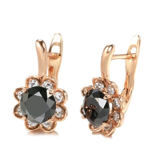 New 585 Rose Gold Pendant Earrings - Image 2