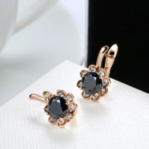 New 585 Rose Gold Pendant Earrings