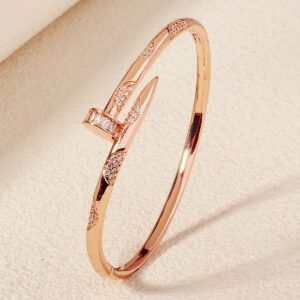 New rose gold classic brand nail bracelets
