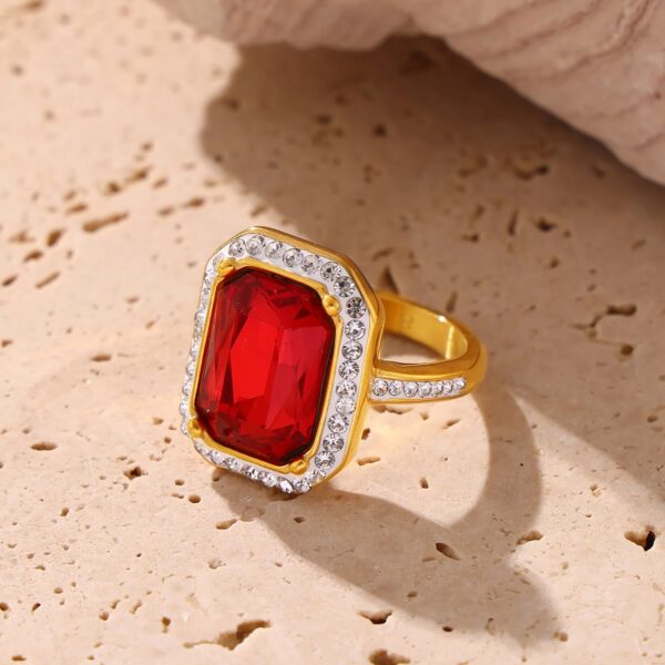 Stainless Steel Magic Mirror Rings For Women - Image 3