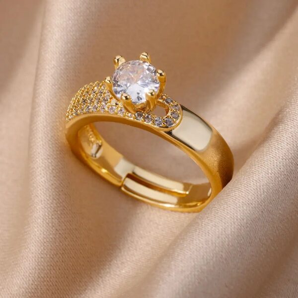 Stainless Steel Round Rings For Women