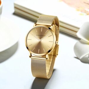 Stainless Steel Band Japan Quartz Movement Waterproof Women