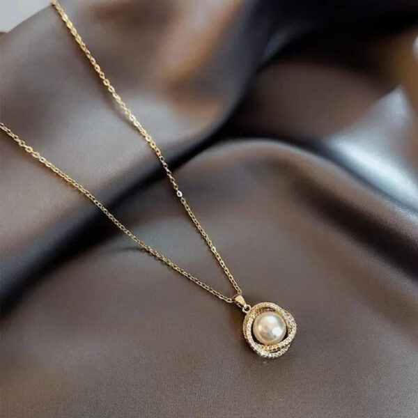 Stainless Steel Roman Digital Wafer Pendant - Image 4