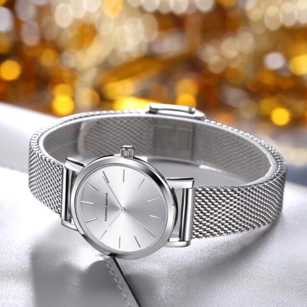 Stainless Steel Band Japan Quartz Movement Waterproof Women - Image 2