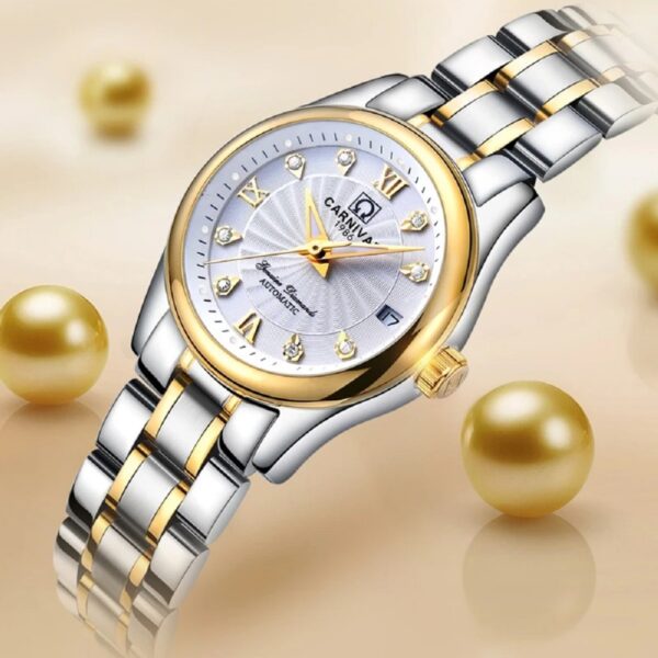 Luxury Waterproof Quartz Watch Woman - Image 3