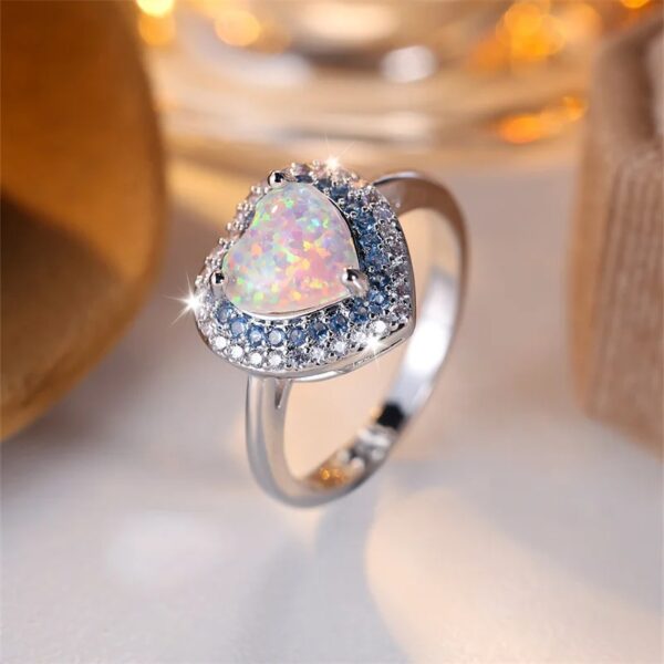 Pink Pear CZ Rings for Women Luxury - Image 4