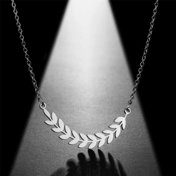 Skyrim Ear of Wheat Tree Leaves Women Necklace - Image 2