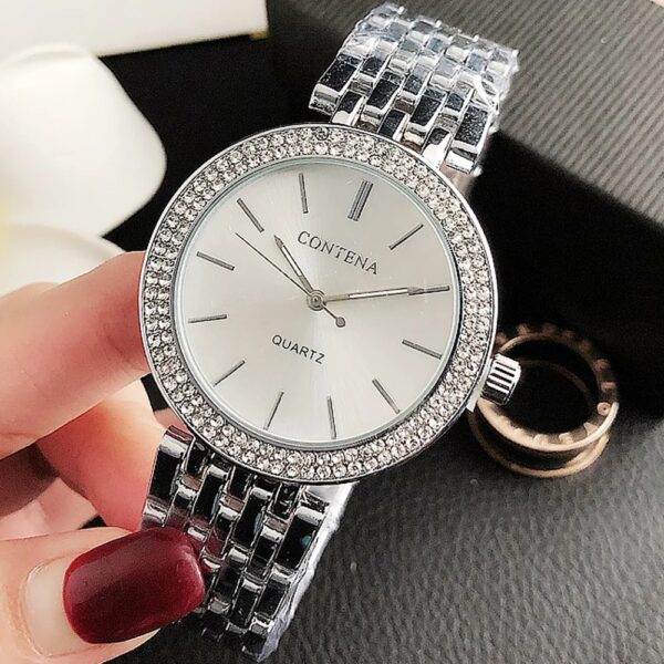 Women Watches Creative Steel Dress Bracelet Wristwatches - Image 2
