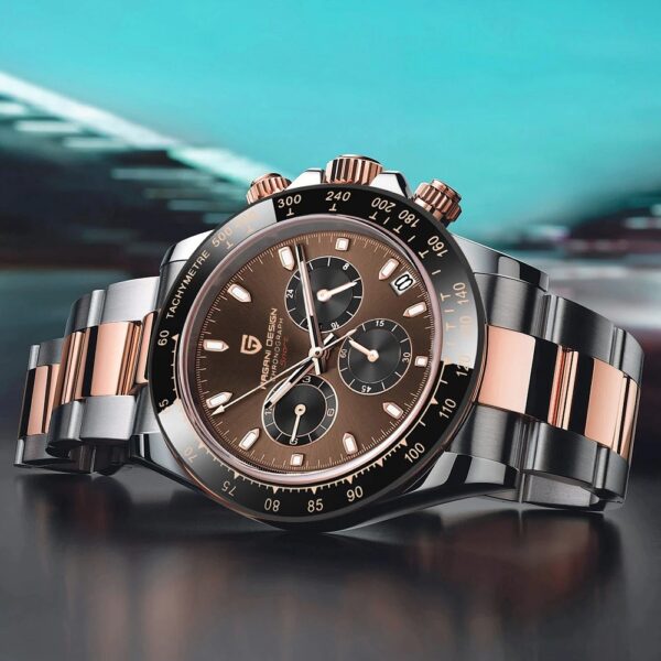 New Chocolate Luxury Quartz Watch Men - Image 2