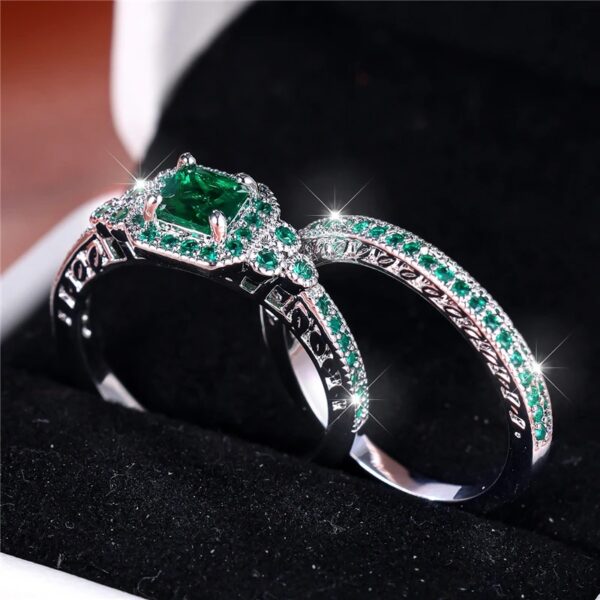 Pink Pear CZ Rings for Women Luxury - Image 3
