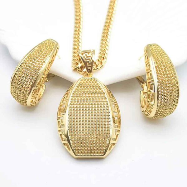 Luxury Lion Head Jewelry Set for Women - Image 3