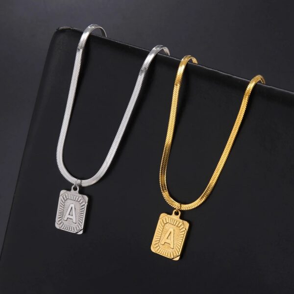 24K real gold circle pendant necklace - Image 4