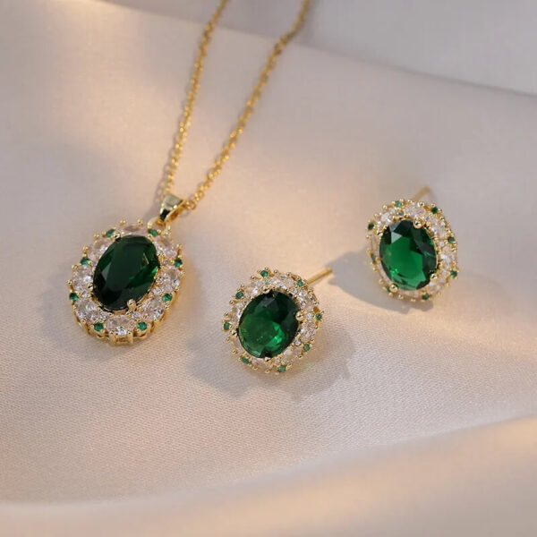 Jewelry Set For Women Minimalist Metallic - Image 3