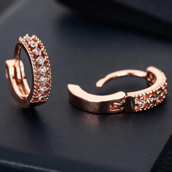 D Moissanite Earrings for Women - Image 2