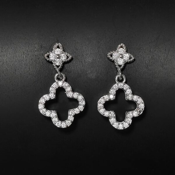 New 585 Rose Gold Pendant Earrings - Image 3