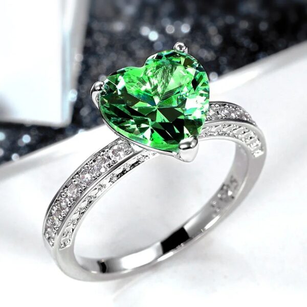 Luxury Gold Plated Inlay Black Zircon Ring - Image 3